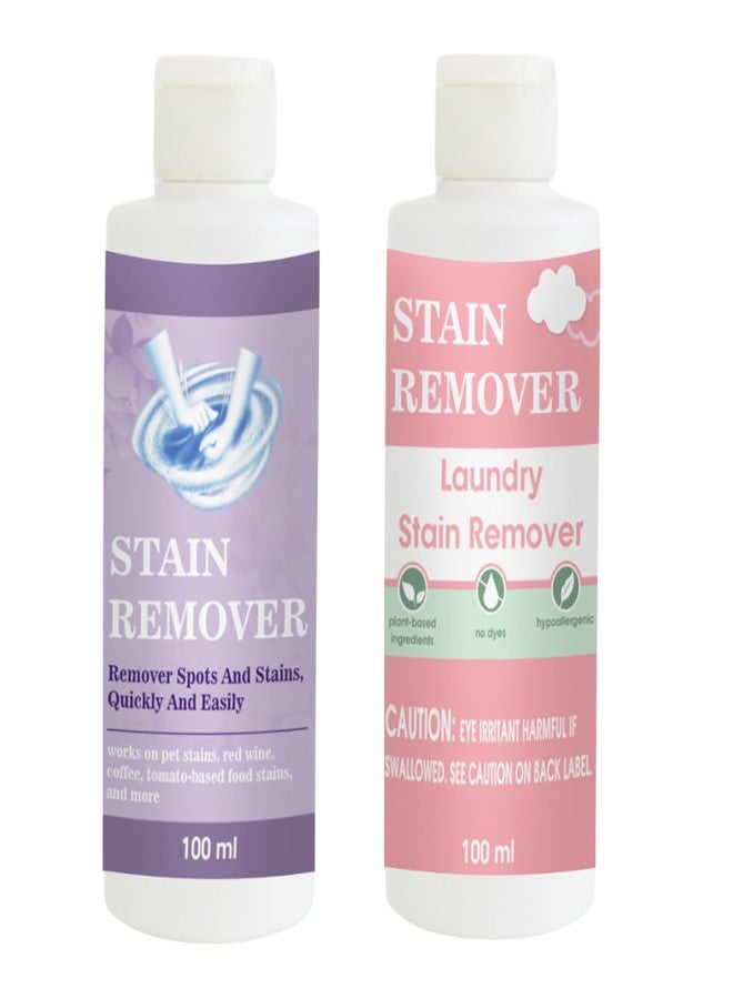 مجموعة مزيل البقع من توفوس، عبوة مزدوجة من مزيل البقع البنفسجي والوردي | محلول تنظيف متعدد الأسطح للملابس والأقمشة والمفروشات (100 غرام لكل عبوة) - Image 1